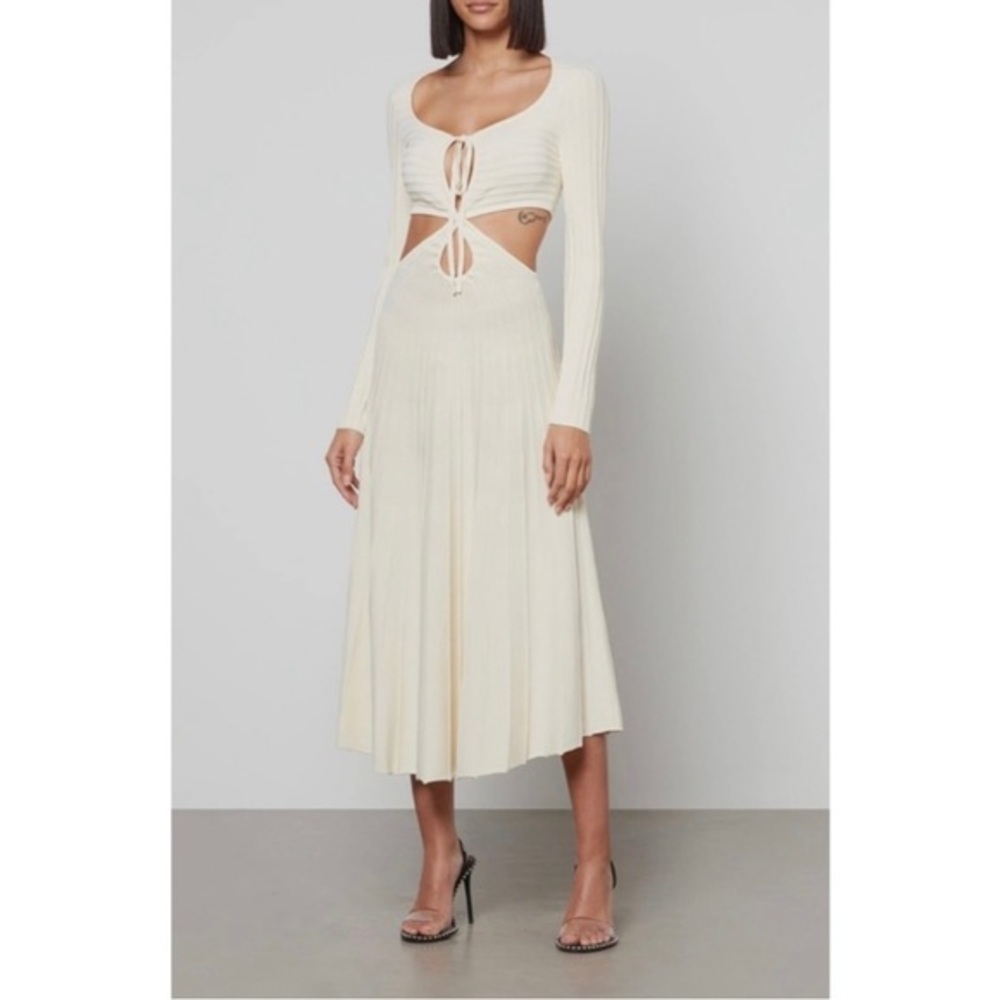 CULT GAIA FERGIE CUT-OUT MIDI DRESS
